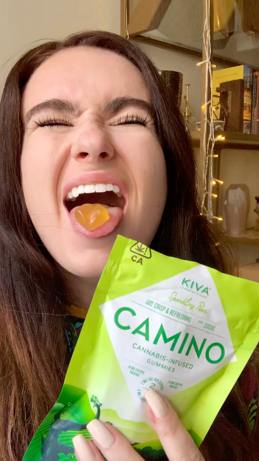 REVIEW! Kiva Camino Sparkling Pear Gummies