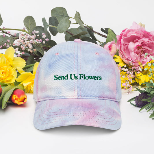 Send Us Flowers Tie Dye Hat